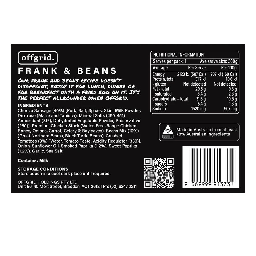Frank & Beans - Heat & Eat Meal