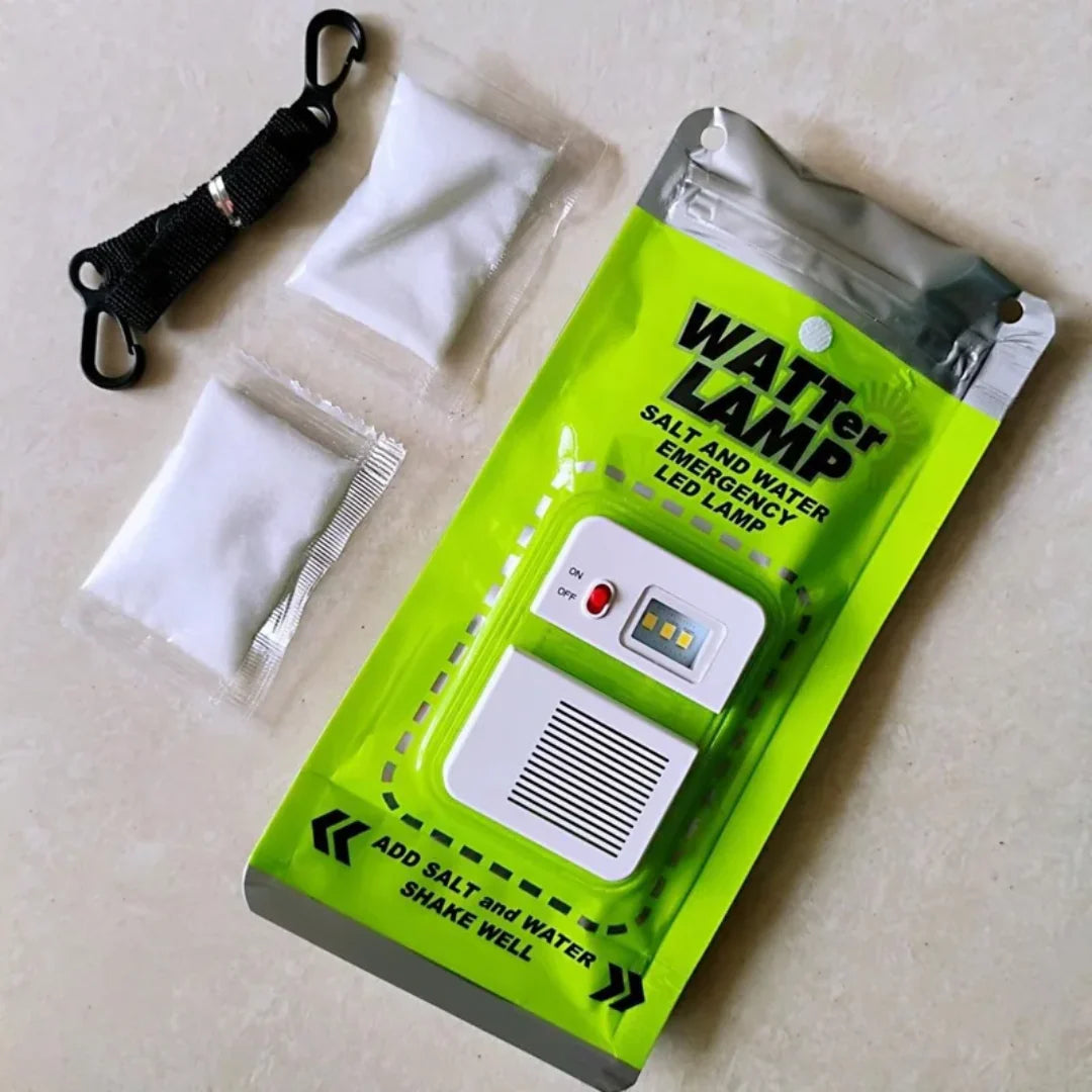 Saltwater Emergency Lamp – Battery‑Free Survival Light | Preppro