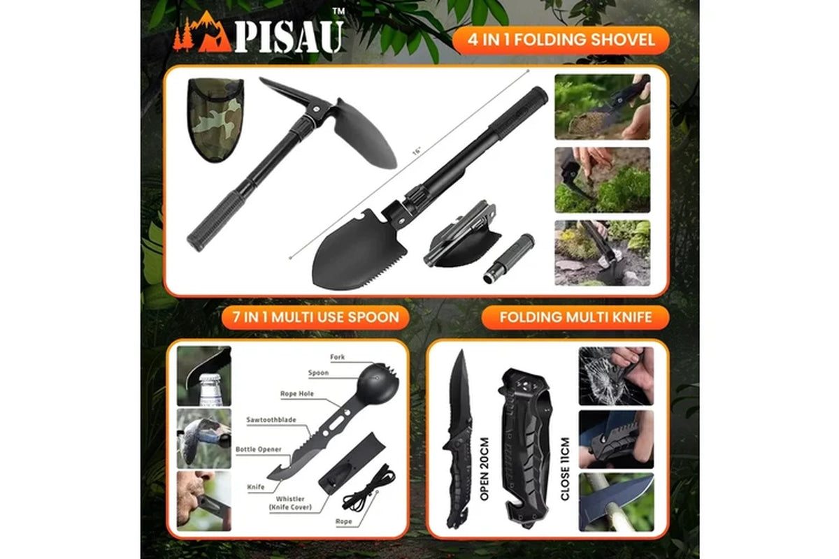 PISAU 20-In-1 Survival Kit - Tactical