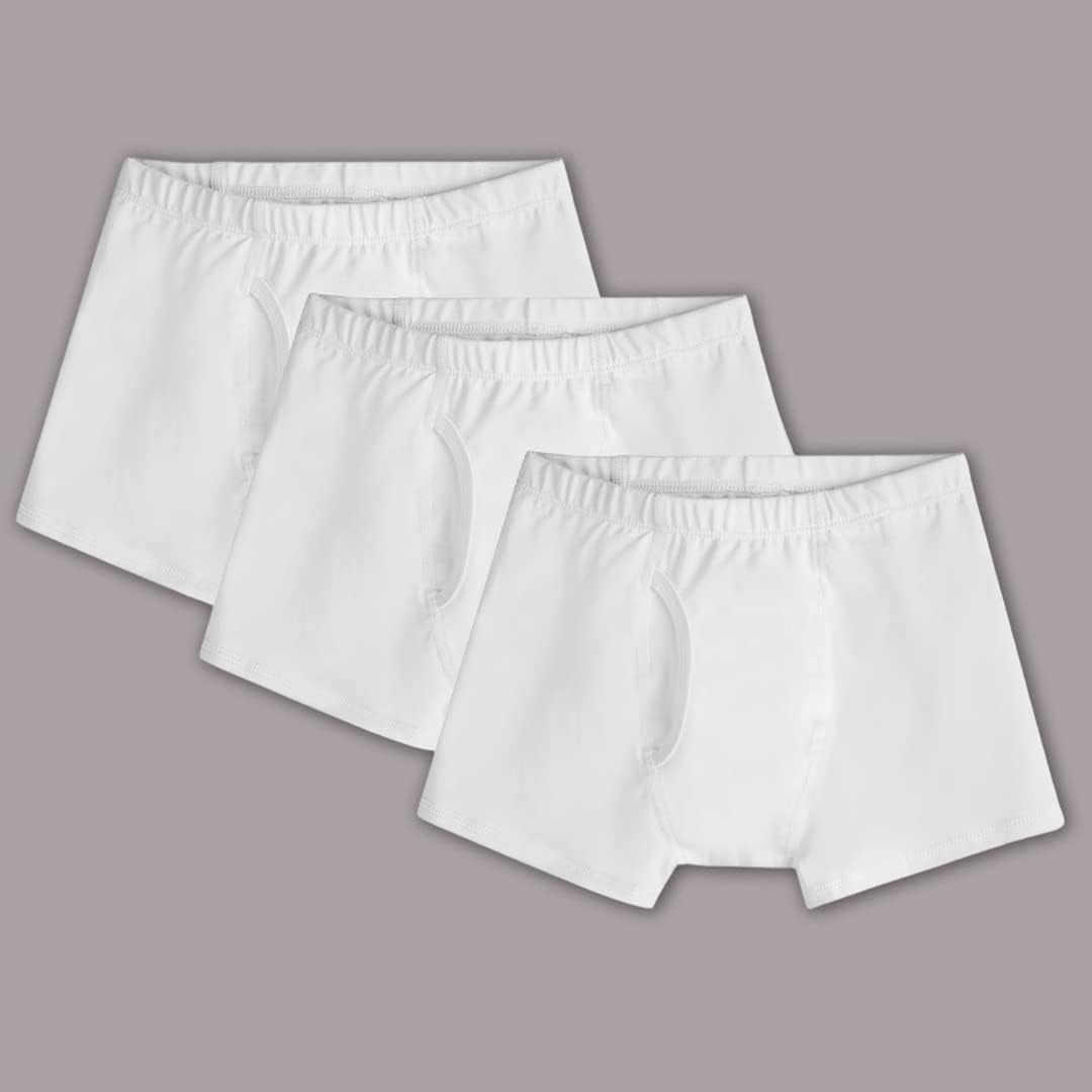 Boys' Boxer Briefs | Organic Cotton Soft Underwear Set for Toddlers & Kids, Comfort Underpants, Multi-Pack, 3-Pack