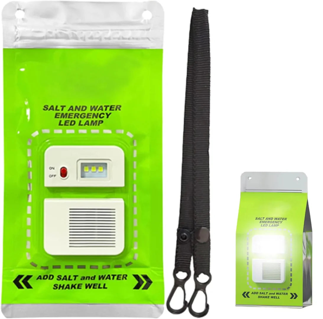 Saltwater Emergency Lamp – Battery‑Free Survival Light | Preppro
