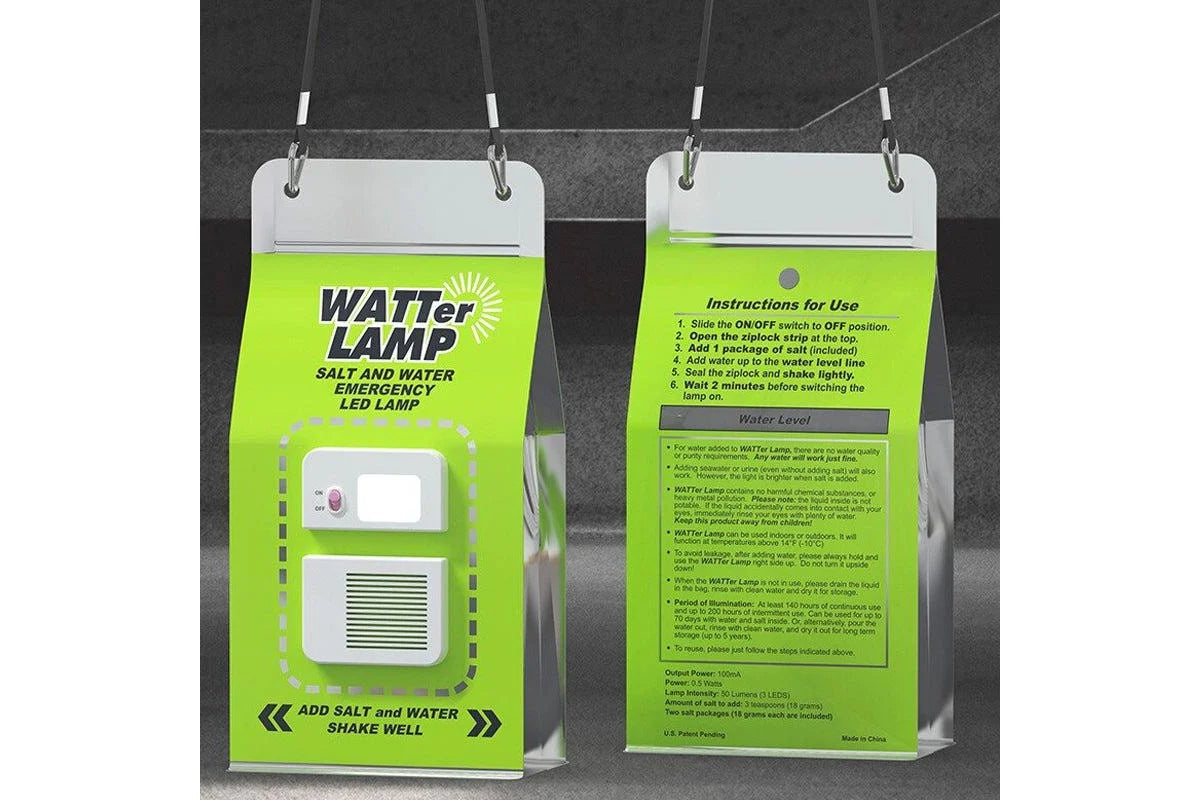 Saltwater Emergency Lamp – Battery‑Free Survival Light | Preppro