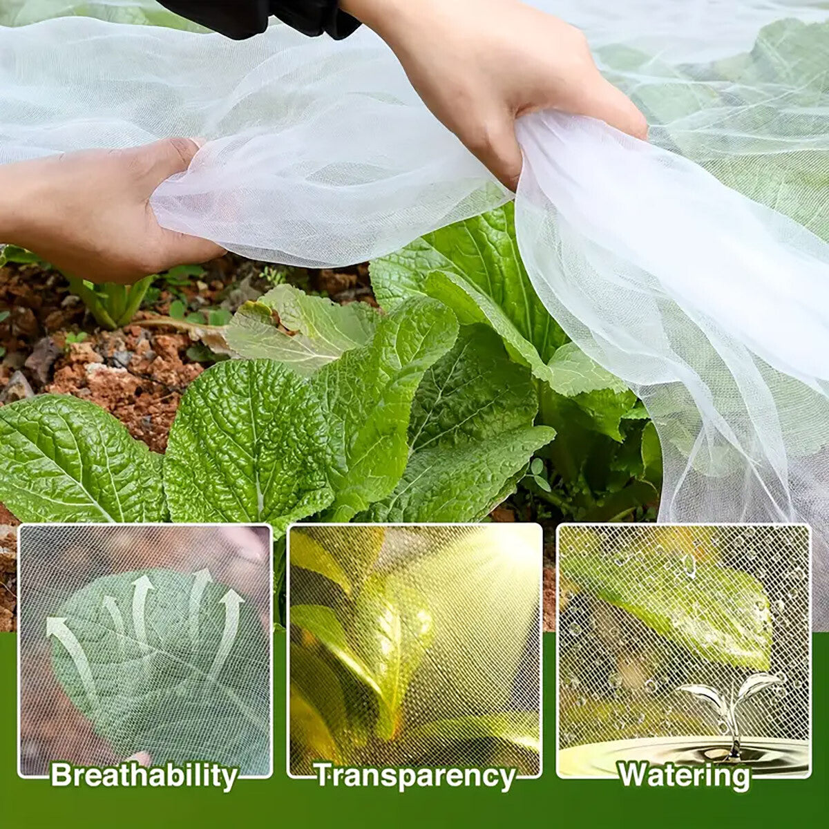 Garden Insect Netting Mesh anti Bug Net Forgreenhouse Fruit Vegetable Protection