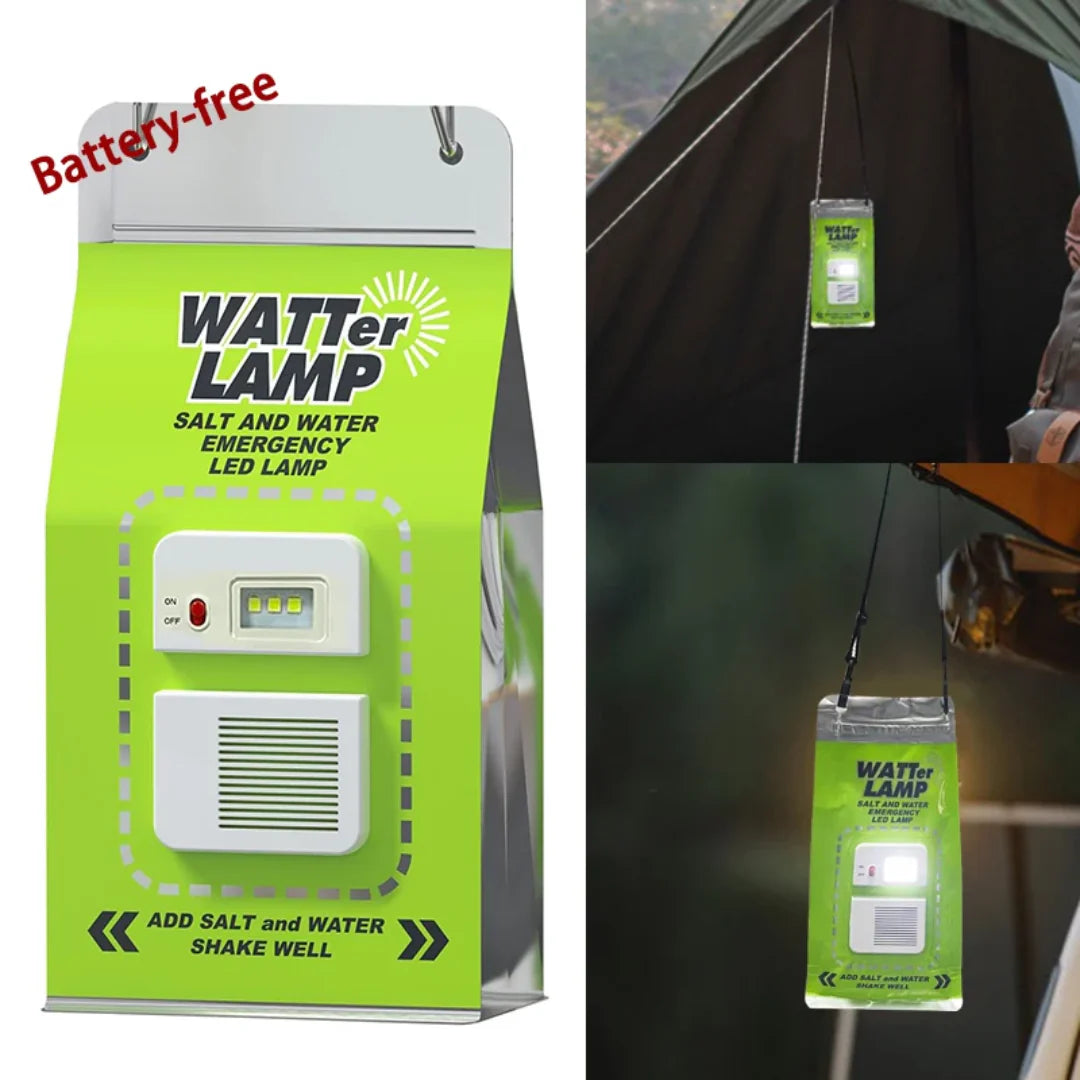Saltwater Emergency Lamp – Battery‑Free Survival Light | Preppro