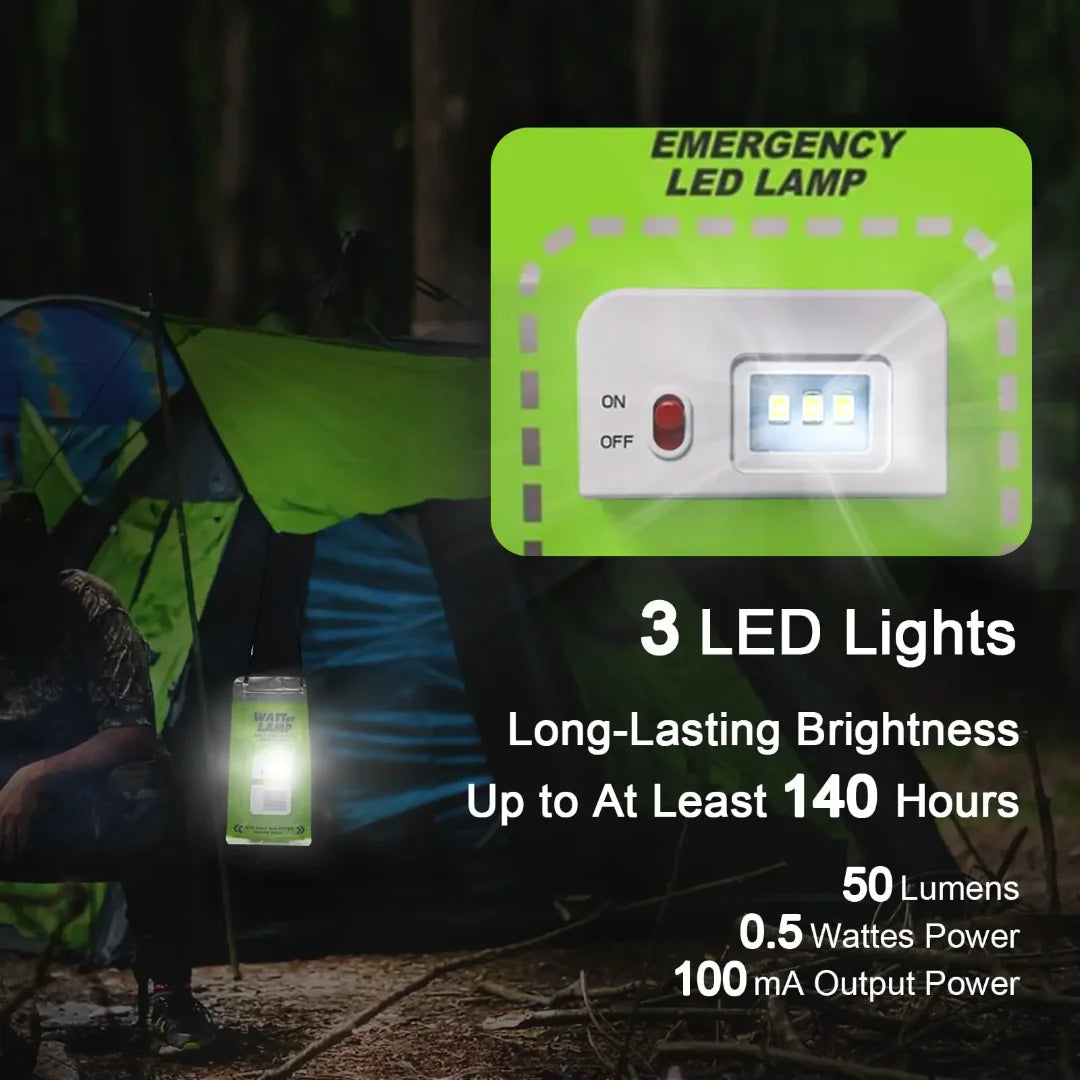 Saltwater Emergency Lamp – Battery‑Free Survival Light | Preppro