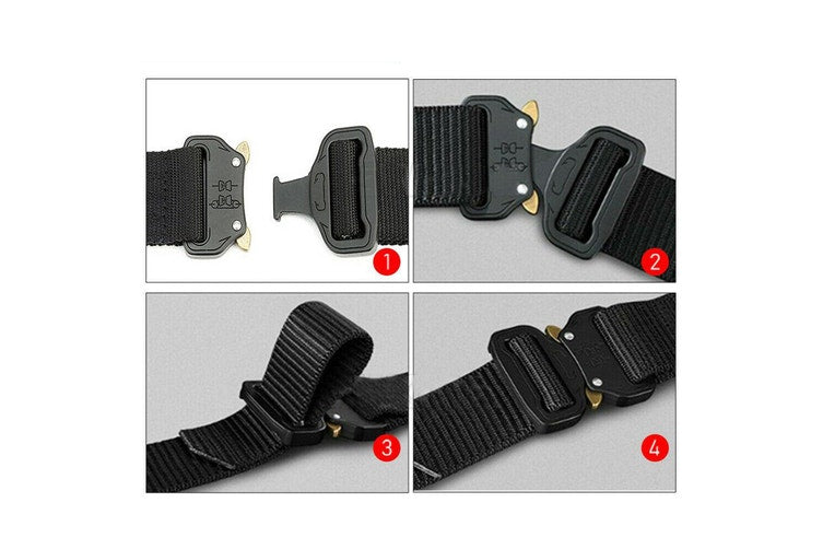 Outdoor Mens Tactical Camping Heavy Duty Army Belt