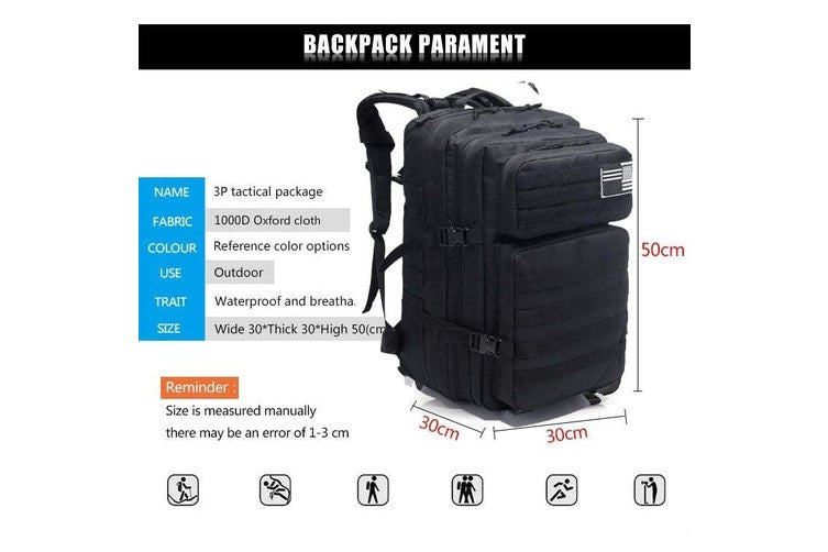 Military Tactical Backpack Large Army Backpacks Hiking Backpacks Bags