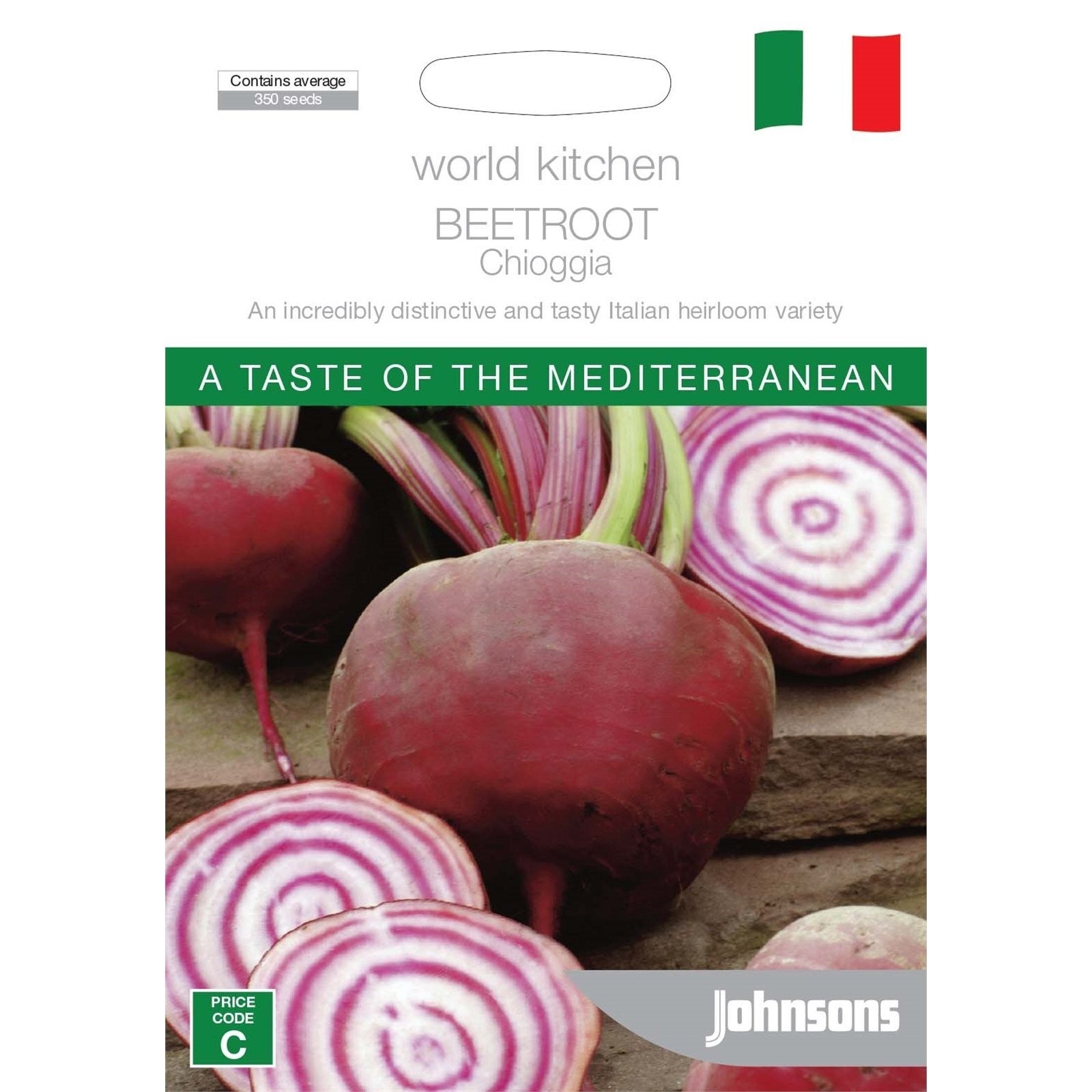 Johnsons World Kitchen Beetroot Chioggia Seeds