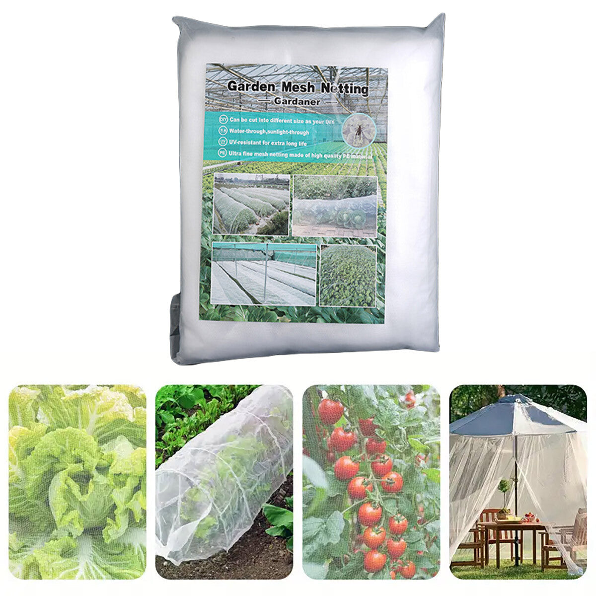 Garden Insect Netting Mesh anti Bug Net Forgreenhouse Fruit Vegetable Protection