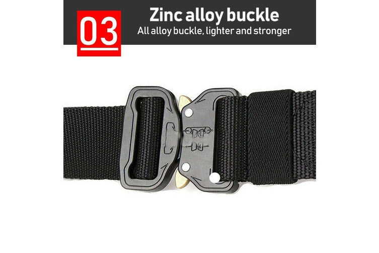 Outdoor Mens Tactical Camping Heavy Duty Army Belt