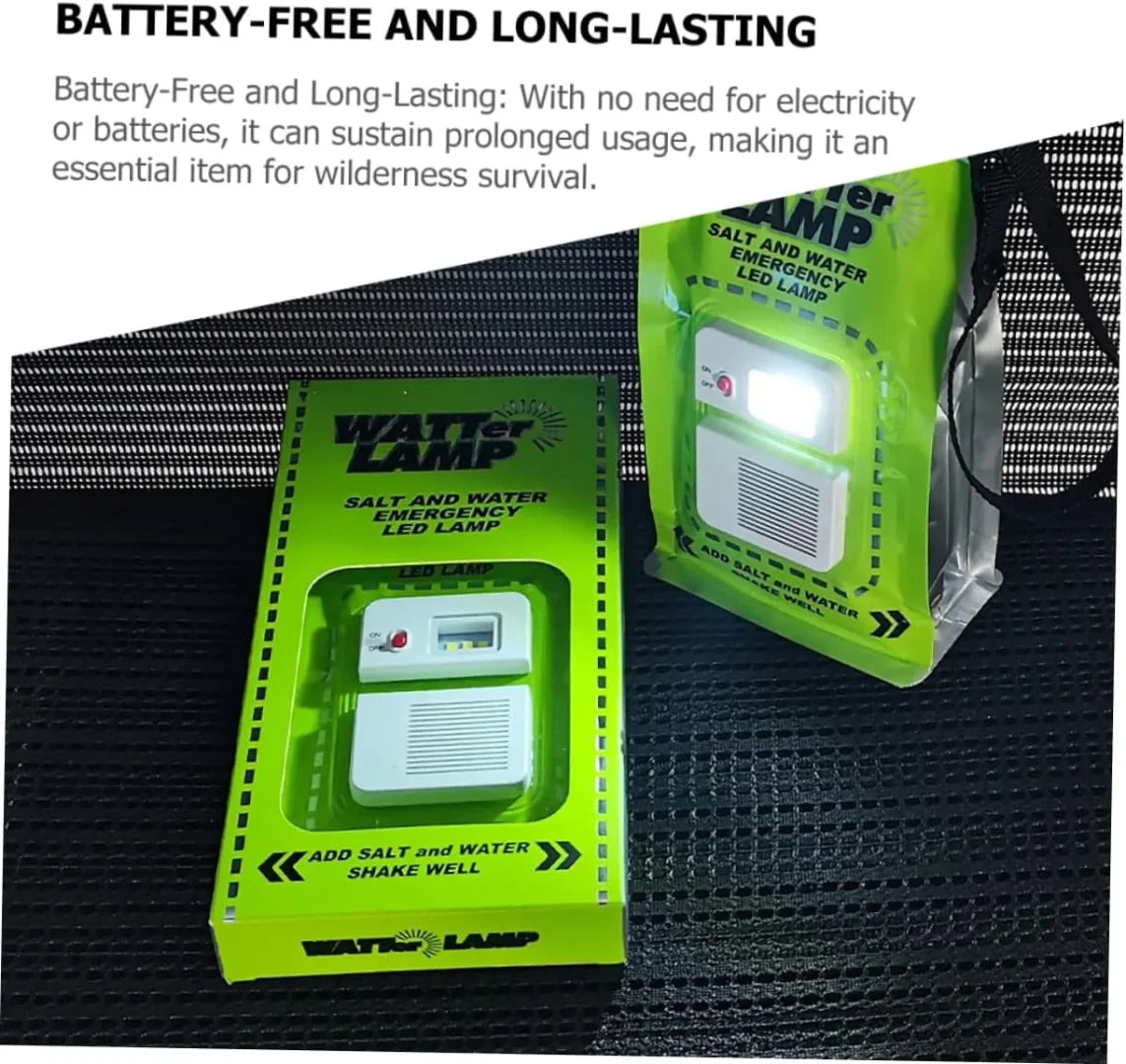 Saltwater Emergency Lamp – Battery‑Free Survival Light | Preppro