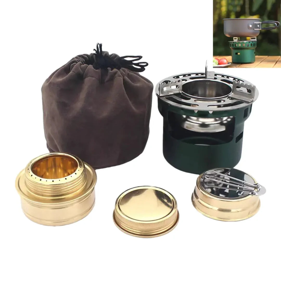 Compact Alcohol Camping Stove – Windproof System | Preppro