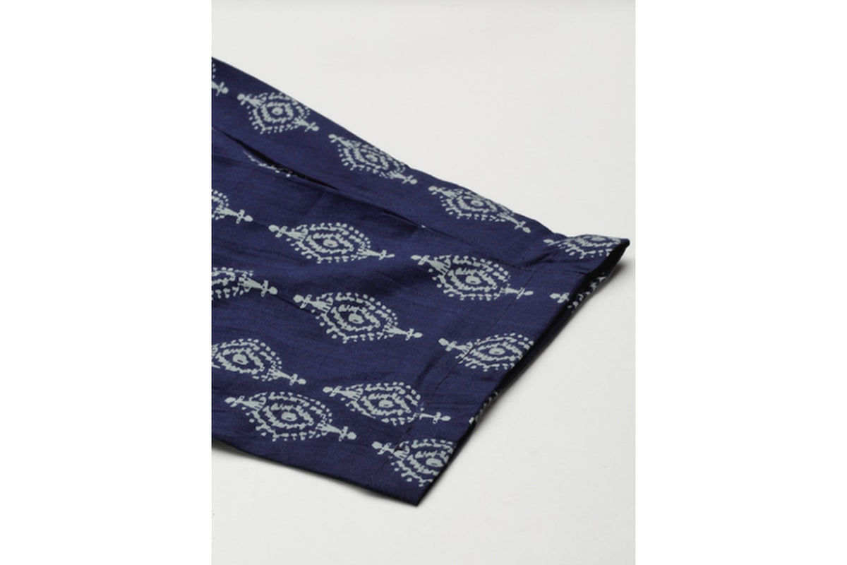 Mbeautiful Women'S Organic Cotton Hand-Block Printed Lounge Pants - Indigo - Black Friday Sale