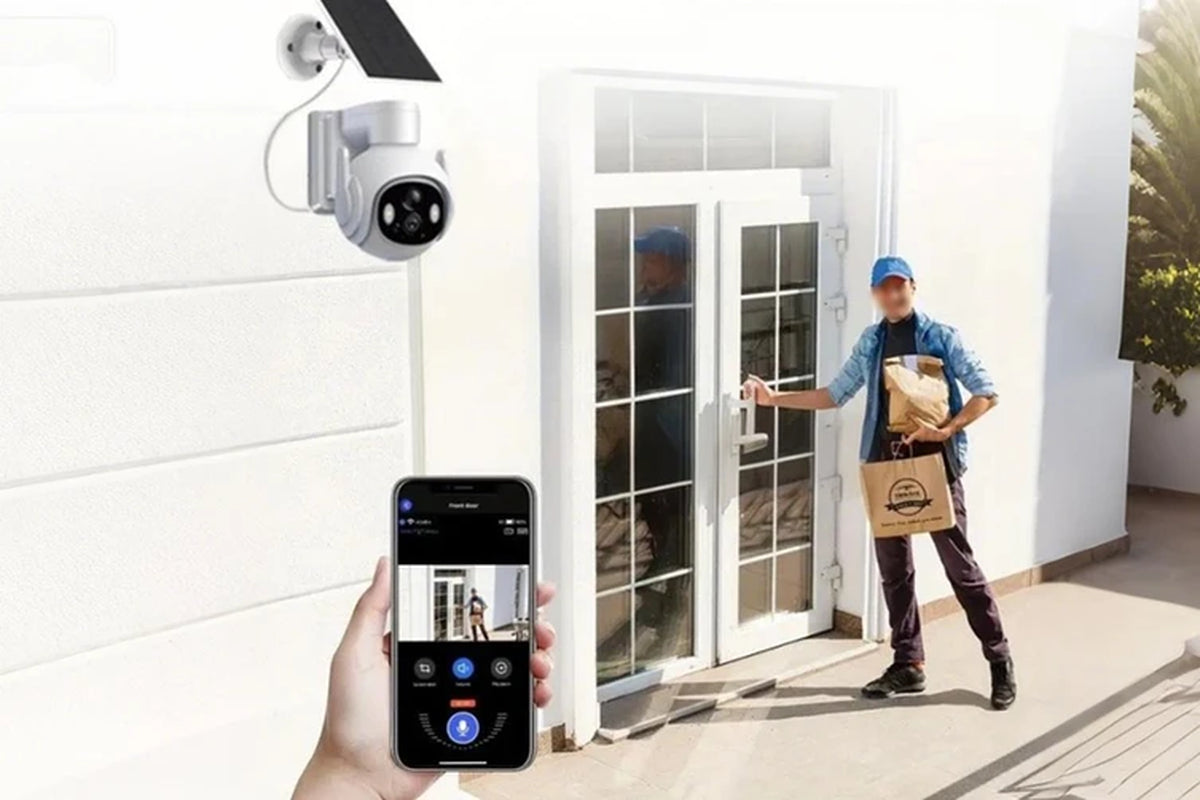 Solar Security Cameras Wireless Outdoor Wifi Cameras for Home Security with Motion Detection