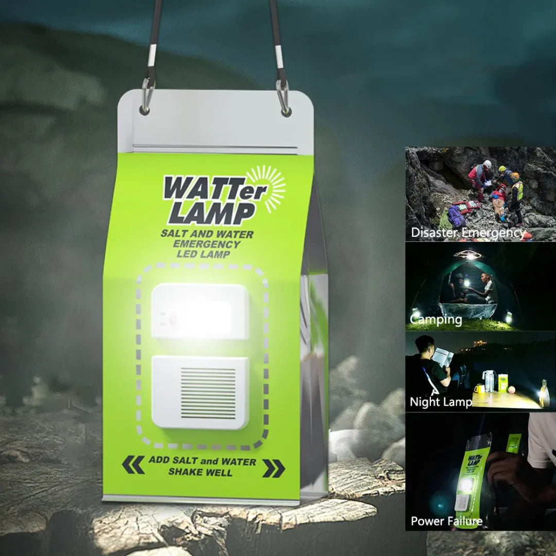 Saltwater Emergency Lamp – Battery‑Free Survival Light | Preppro