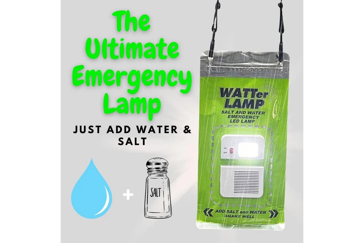 Saltwater Emergency Lamp – Battery‑Free Survival Light | Preppro