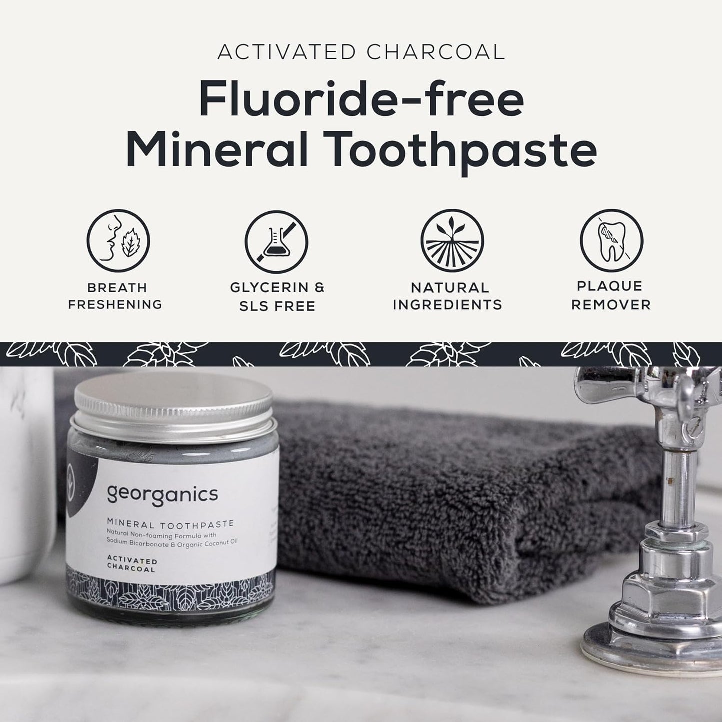 Activated Charcoal Toothpaste 60 Ml