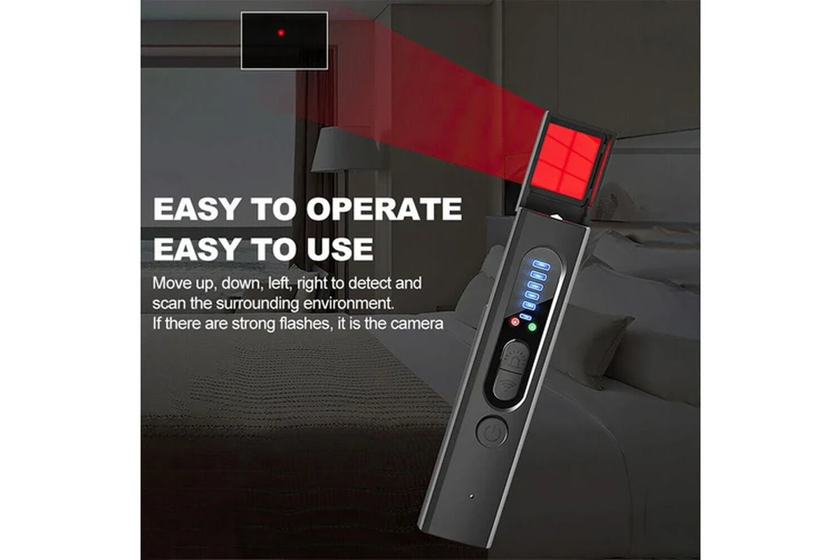 Hidden Camera Detector anti Camera Bug GPS Tracker Finder Scanner for Hotel Car