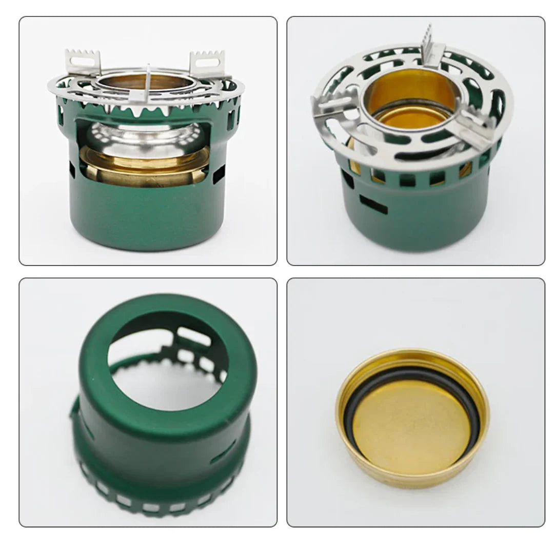 Compact Alcohol Camping Stove – Windproof System | Preppro