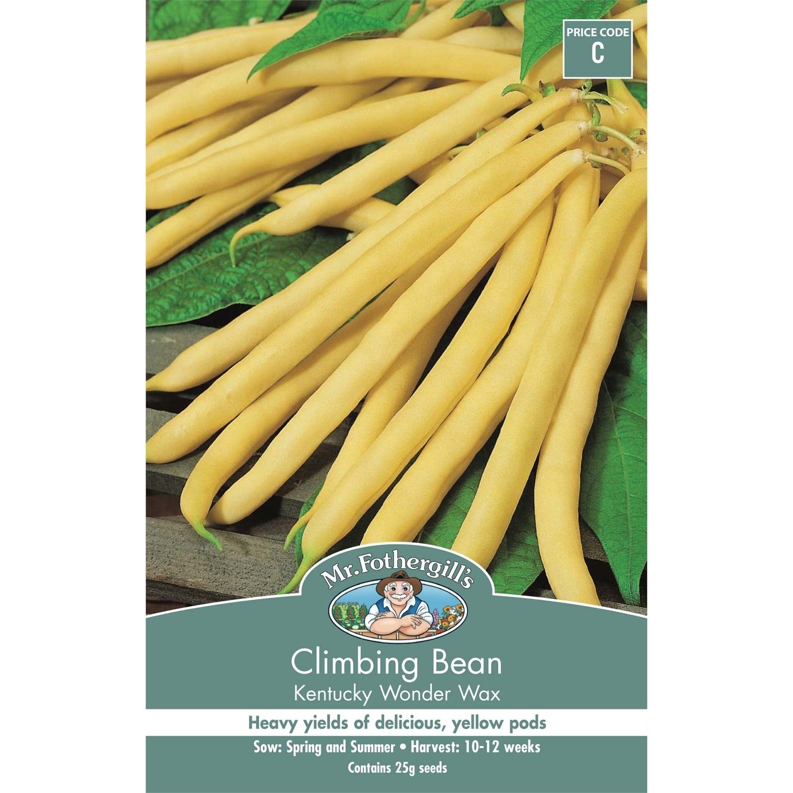Mr Fothergill'S Climbing Bean Kentucky Wonder Wax