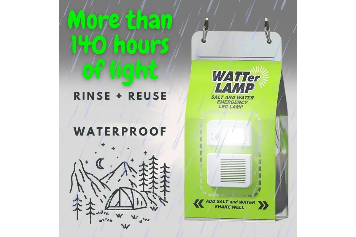 Saltwater Emergency Lamp – Battery‑Free Survival Light | Preppro
