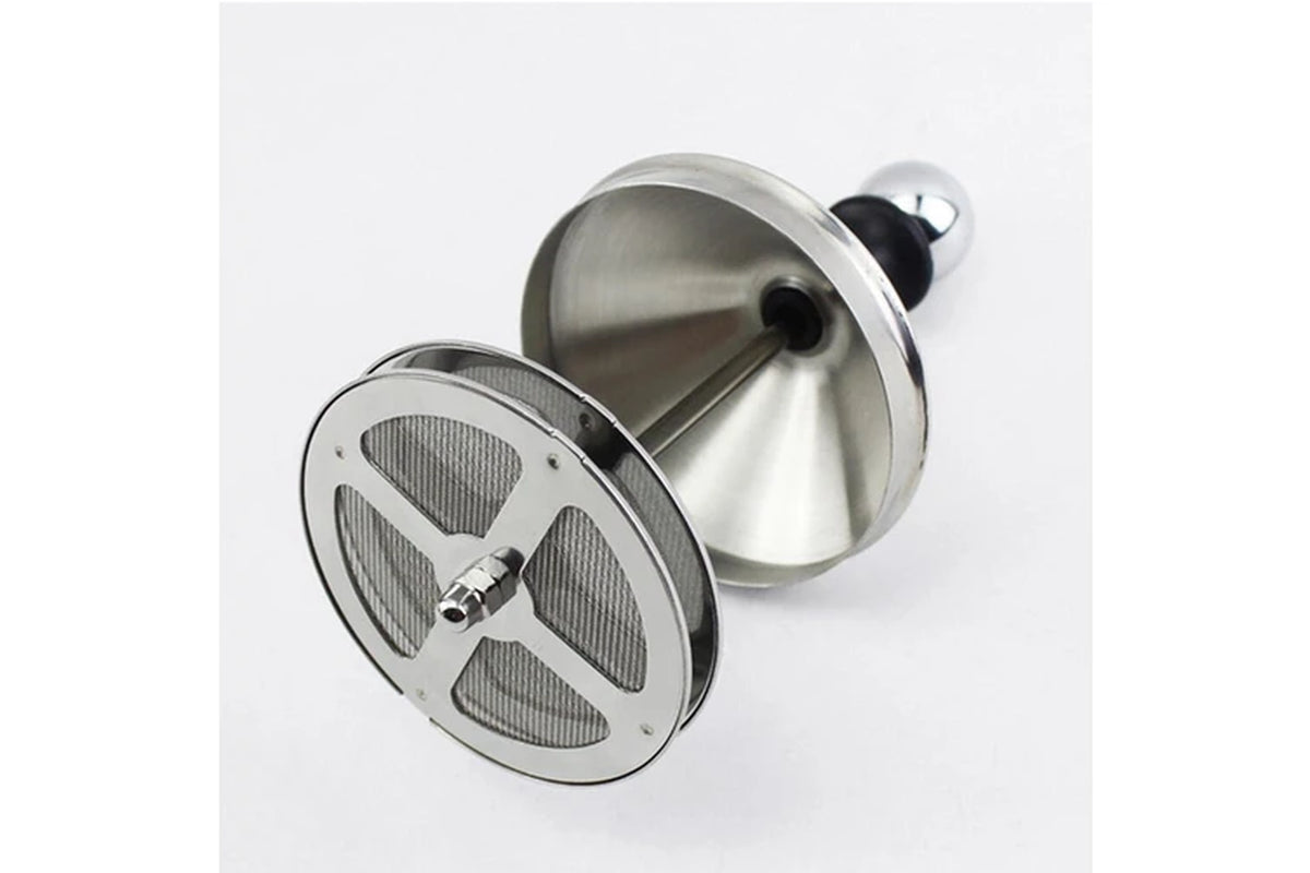 400Ml Double Mesh Manual Milk Frother Stainless Steel Hand Pump Milk Foamer Handheld Milk Frothing Pitchers for Cappuccions Coffee
