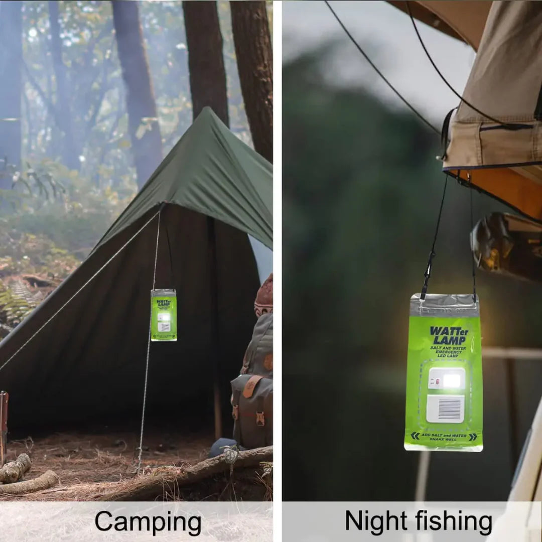 Saltwater Emergency Lamp – Battery‑Free Survival Light | Preppro